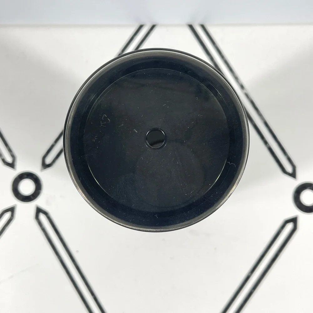 Starbucks Black Silver Geometric Stainless‎ Steel Cold Cup Tumbler 11000682